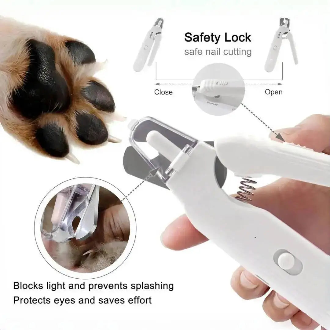 Electric Pet Nail Grinder — Quiet, Rechargeable, Painless, Gentle, Portable, Efficient