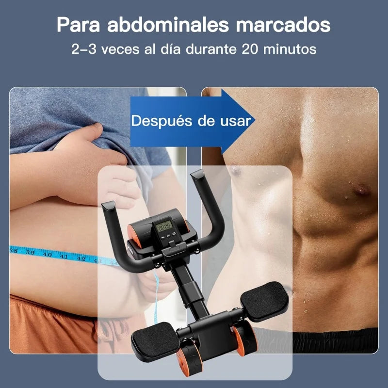 Auto-Rebound Ab Roller Wheel — Core Strengthening, Fitness, Home Gym, Workout, Exercise, Training