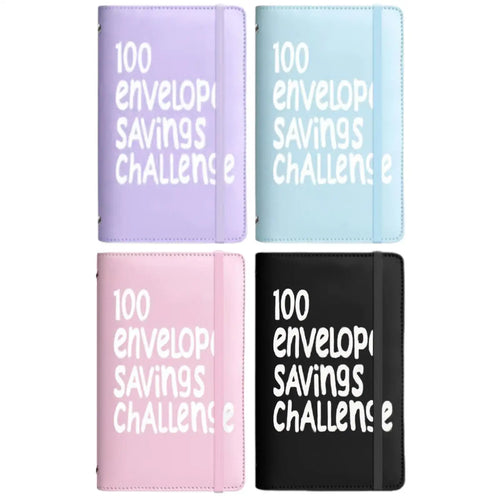 100 Envelopes Money Saving Challenge Binder — Fun, Interactive, Financial Planner, Budget Kit, Savings Goal, Cash Organizer