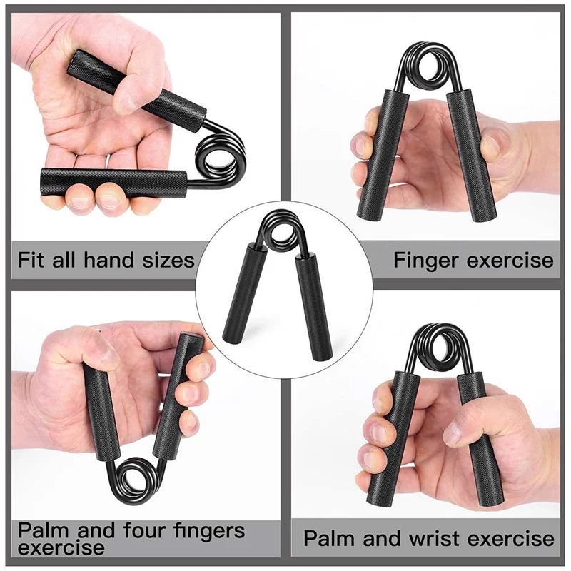 Hand Grip Strengthener — Adjustable, Non-Slip, Forearm Exerciser, Finger Trainer, Wrist Developer