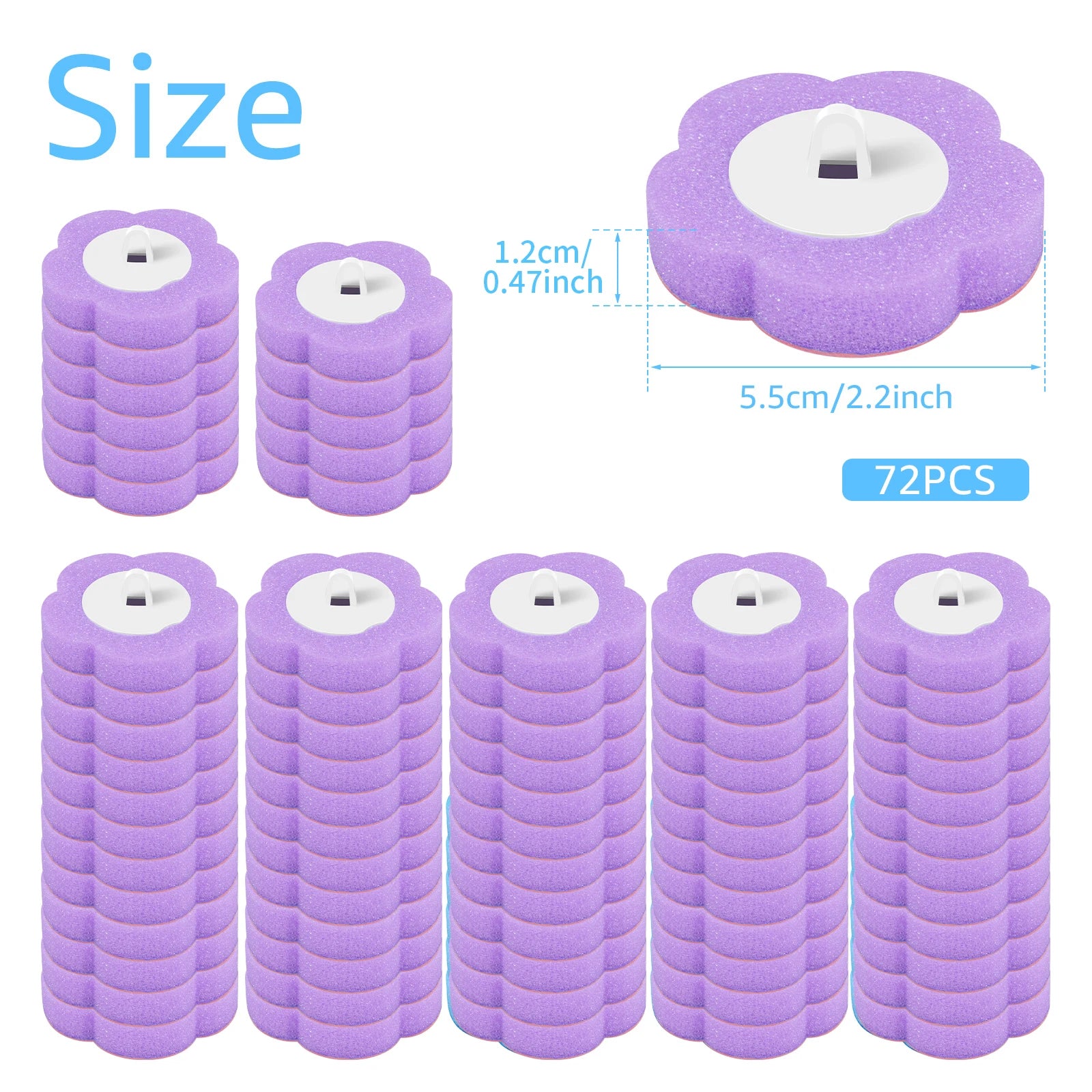 Disposable Toilet Brush — No-Touch Rotating, Starter Kit, Refills Included, Deep Cleaning, Hygienic