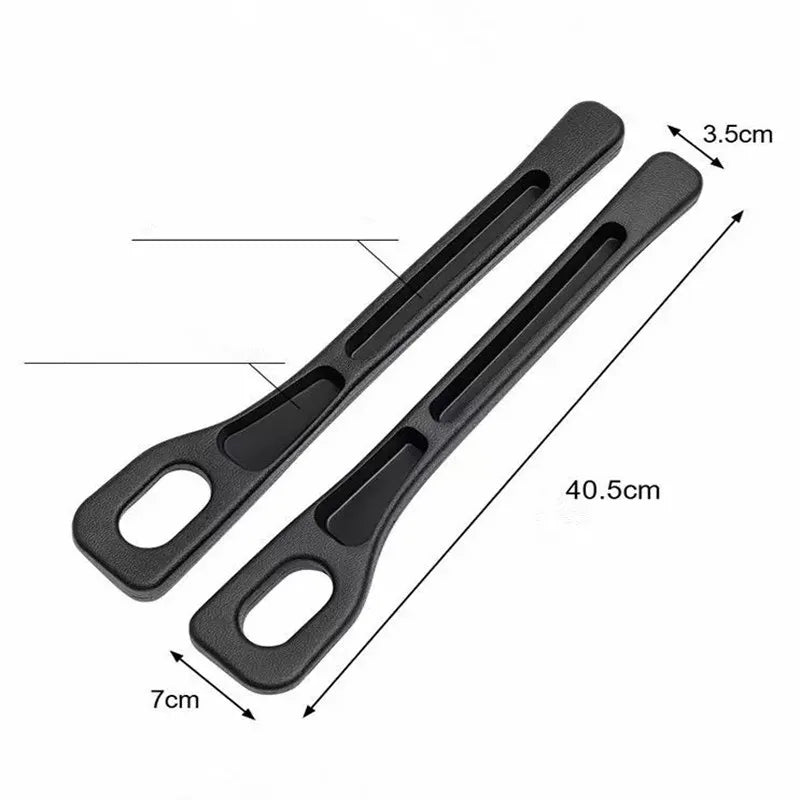 Car Seat Gap Filler & Organizer (Set of 2) - PU Leather, Leakproof, Universal Fit - Catches Phones, Keys, Coins, Drops