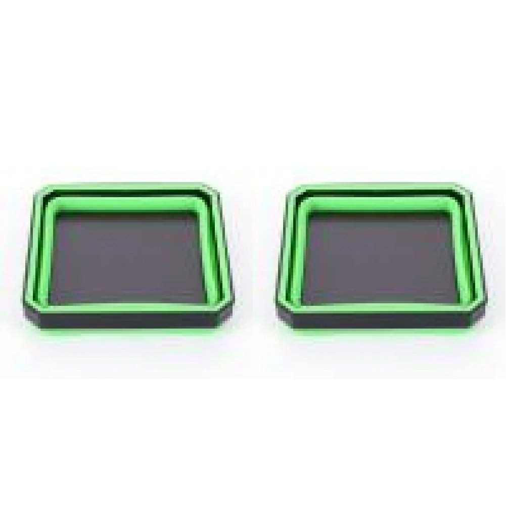 Magnetic Parts Tray Set — Heavy Duty, Stainless Steel, Rubber Base, Flexible, Anti-Scratch, Strong Magnet