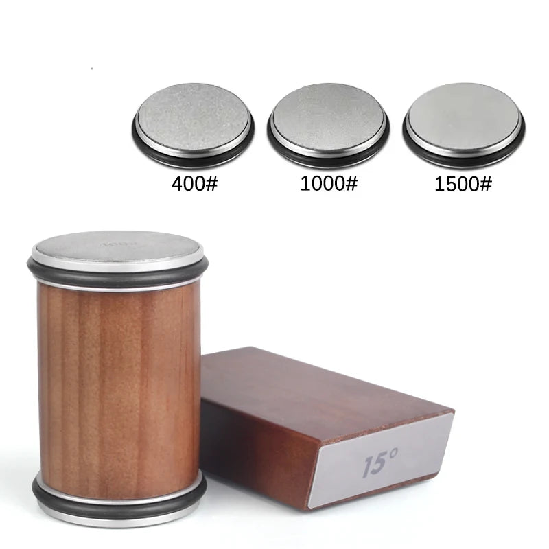 Knife Sharpener — Rolling Kit, Magnetic, Angle Guide, Precision, Professional, Stainless Steel