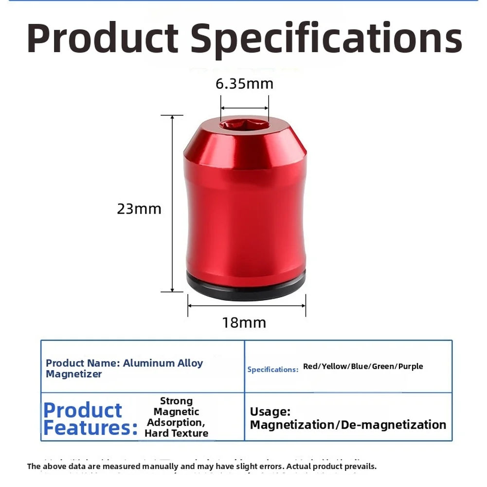Magnetic Screw Holder — Strong Magnet, Universal Fit, Anti-Slip Grip, Easy Attachment, Durable Steel