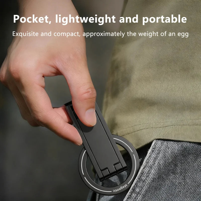 Magnetic Phone Tripod — Aluminum, Extendable, Portable, Lightweight, Universal, Stable