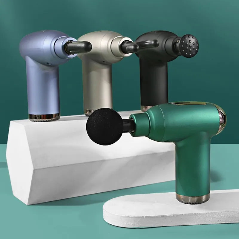 Mini Percussive Massage Gun - Deep Tissue Muscle Recovery, Quiet Cordless Fascia Therapy for Neck, Back, Legs & Athletes