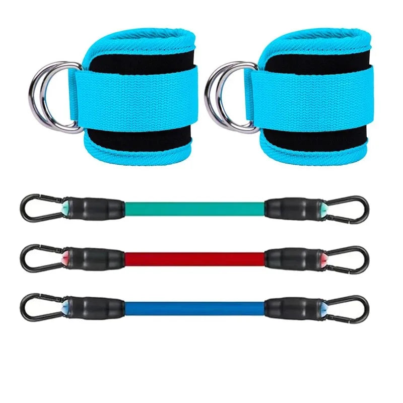 Ankle Resistance Bands — Premium Quality, Adjustable, Comfortable, Durable, Versatile, Portable