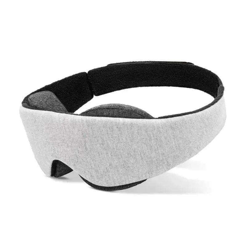 3D Contoured Blackout Sleep Mask - Zero-Pressure Eye Cup Design for Travel, Meditation, Insomnia & Side-Sleepers