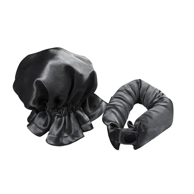 Heatless Hair Curler Set - Overnight Silk Curling Rod Headband, Damage-Free Waves While You Sleep