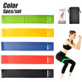 5-Level Resistance Bands Set with Carry Bag - Full Home Gym Workout Kit for Strength, Mobility, Stretching & Travel Fitness