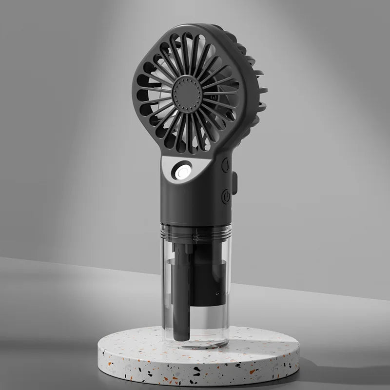Portable Stroller Fan — USB Rechargeable, Flexible Tripod, Clip-On, Quiet, Safe for Babies