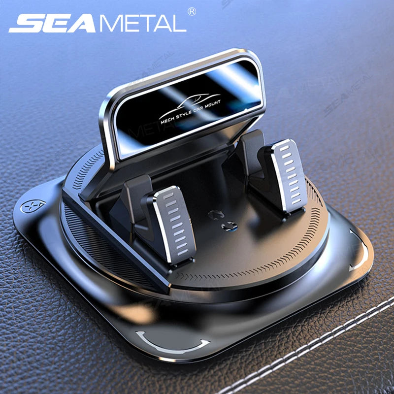 Car Phone Mount — 360 Suction, Dashboard, Windshield, Universal, Secure, Rotatable
