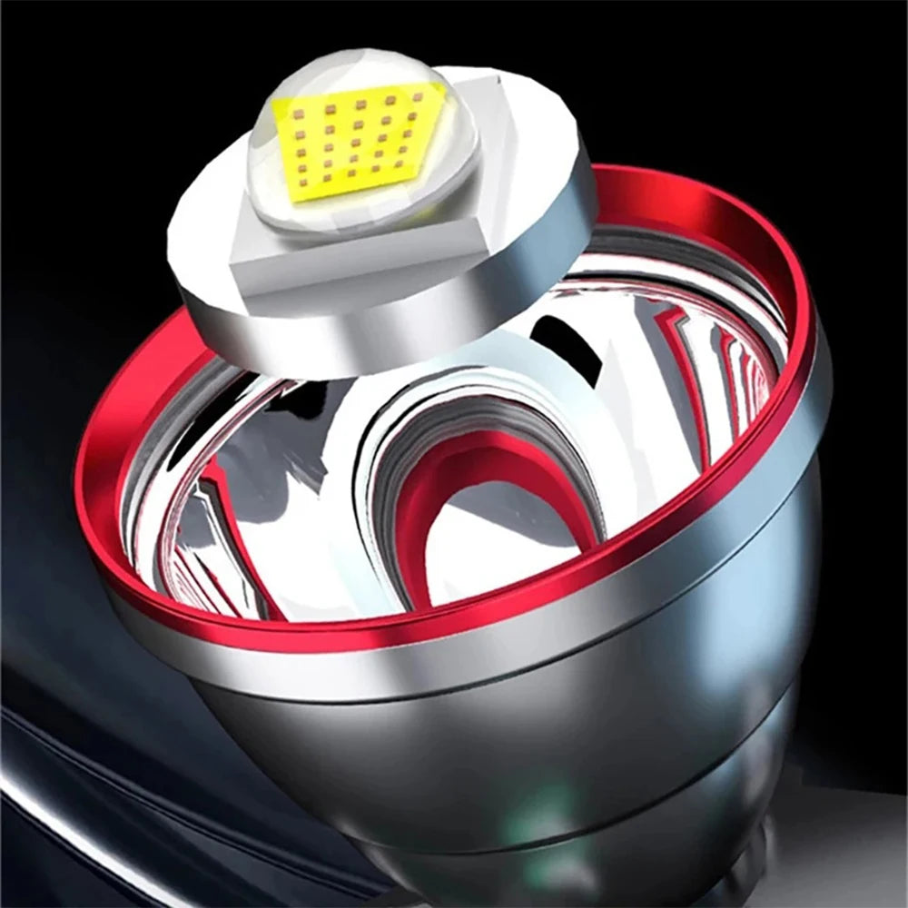 LED Headlamp — Motion Sensor, Rechargeable, Waterproof, Lightweight, Bright