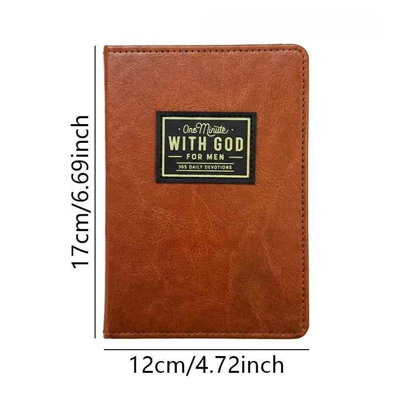 Devotional Journal — Daily Prayer, Spiritual Growth, Reflection, Scripture, Men's, 365-Day