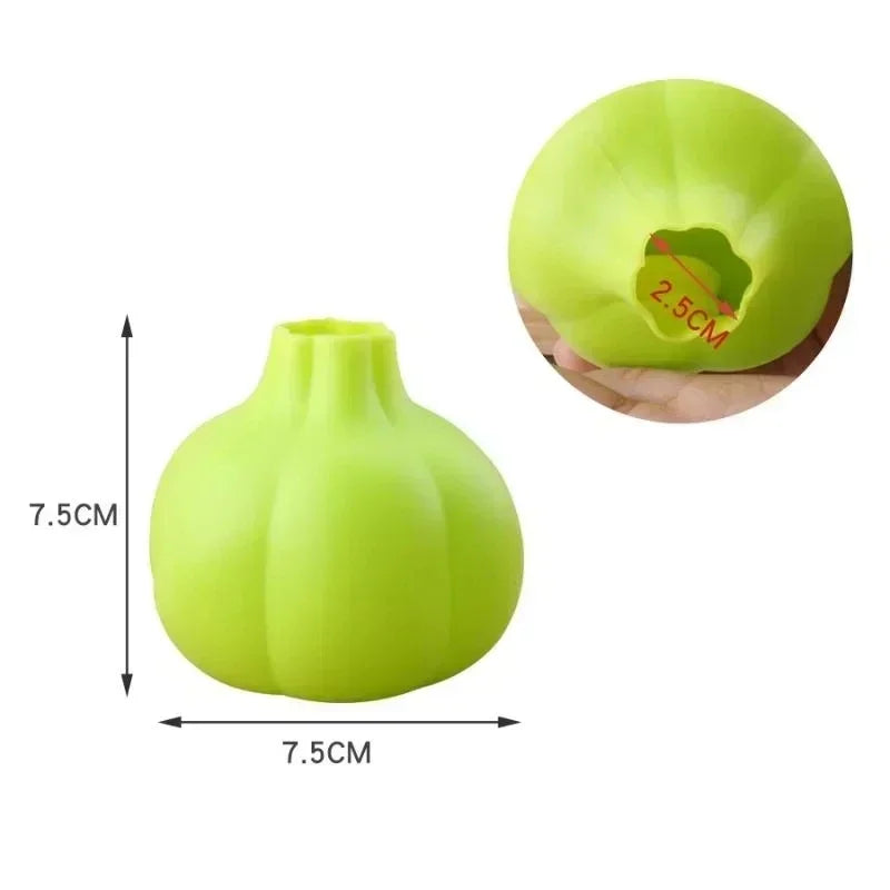 Silicone Garlic Peeler Roller - Easy Quick Garlic Skin Remover Tube, No-Smell Kitchen Gadget, Dishwasher Safe, Cooking Prep Tool