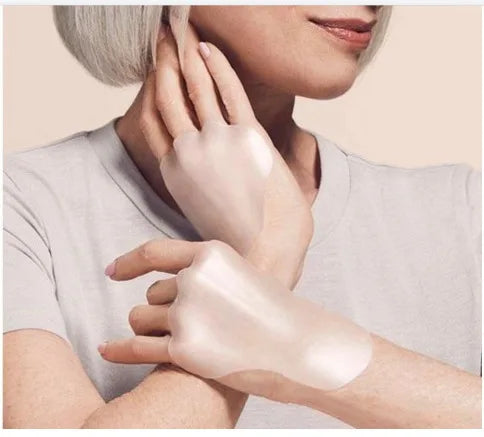 Reusable Silicone Anti-Wrinkle Patches - Forehead, Eye & Hand Smoothing Pads, Wear Overnight for Plumper, Smoother Skin