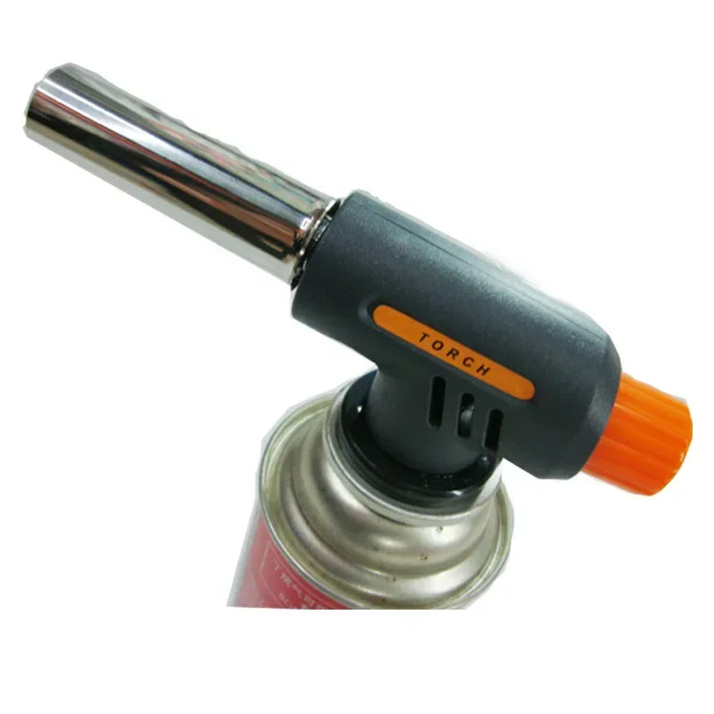 Automatic Ignition Baking Welding Tool Gas Torch Flamethrower Butane Burner for BBQ Camping Outdoor Hiking Fire Flame Gun