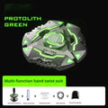 Luminous Metal Magnetic Push Coin Fidget Spinner - Glow-in-the-Dark EDC Stress-Relief Toy, Quiet Click, Pocket-Sized