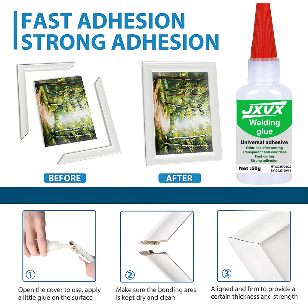 Welding Glue — Heavy-Duty, Industrial, Strong, Metal Repair, Quick Dry, High Strength