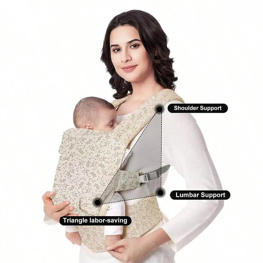 Infant Carrier — Lightweight, Multifunctional, Ergonomic, Soft, Breathable, Adjustable