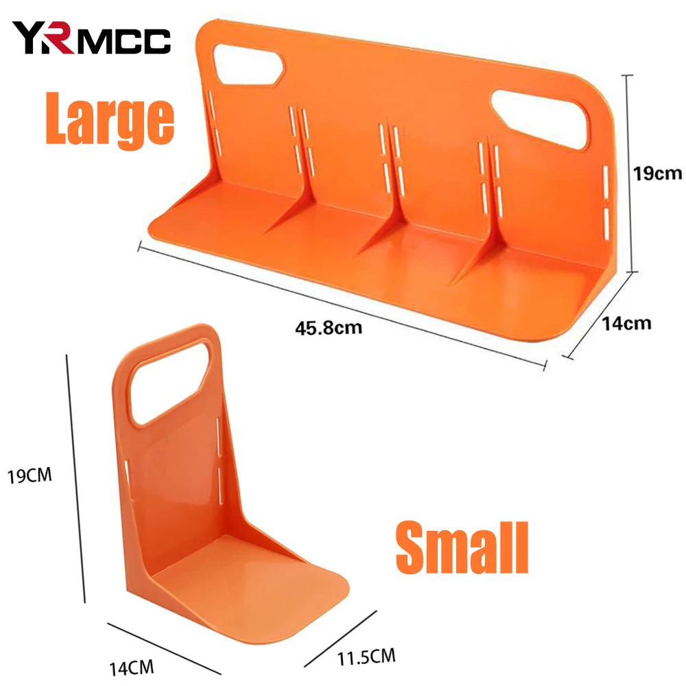 Adjustable Car Trunk Cargo Organizer Rack - Stops Groceries Sliding, Solid Plastic Baffle Divider for SUV, Sedan, Wagon