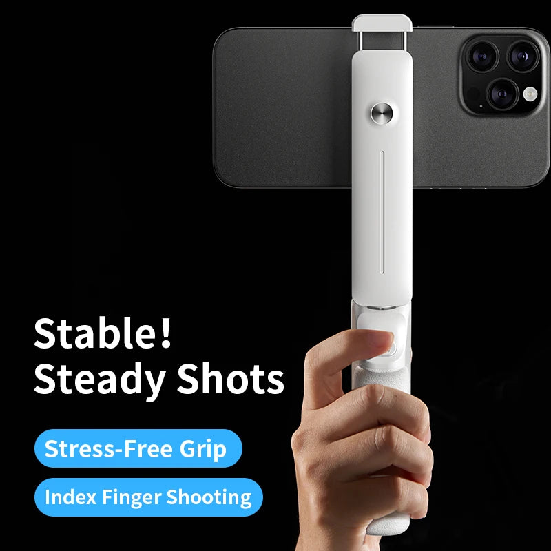 Mini Bluetooth Selfie Stick & Phone Tripod - 360° Foldable Stand with Wireless Remote for TikTok, Livestream, Travel Vlogging