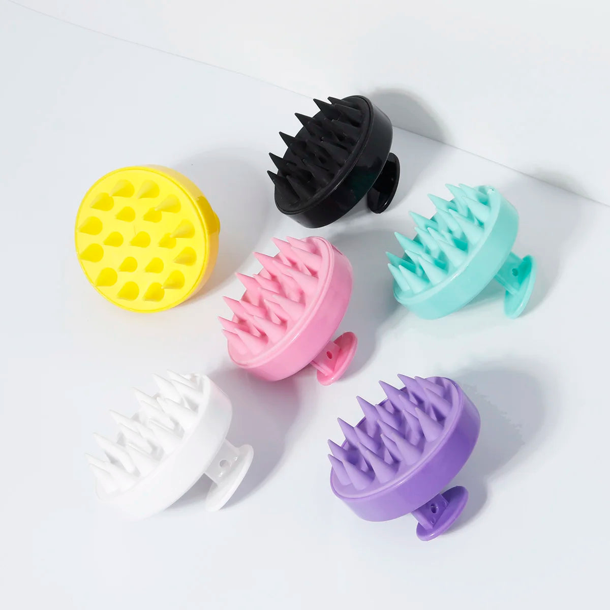 Silicone Scalp Massager Shampoo Brush - Deep Clean, Exfoliate & Stimulate Hair Growth in the Shower (6 Colors)