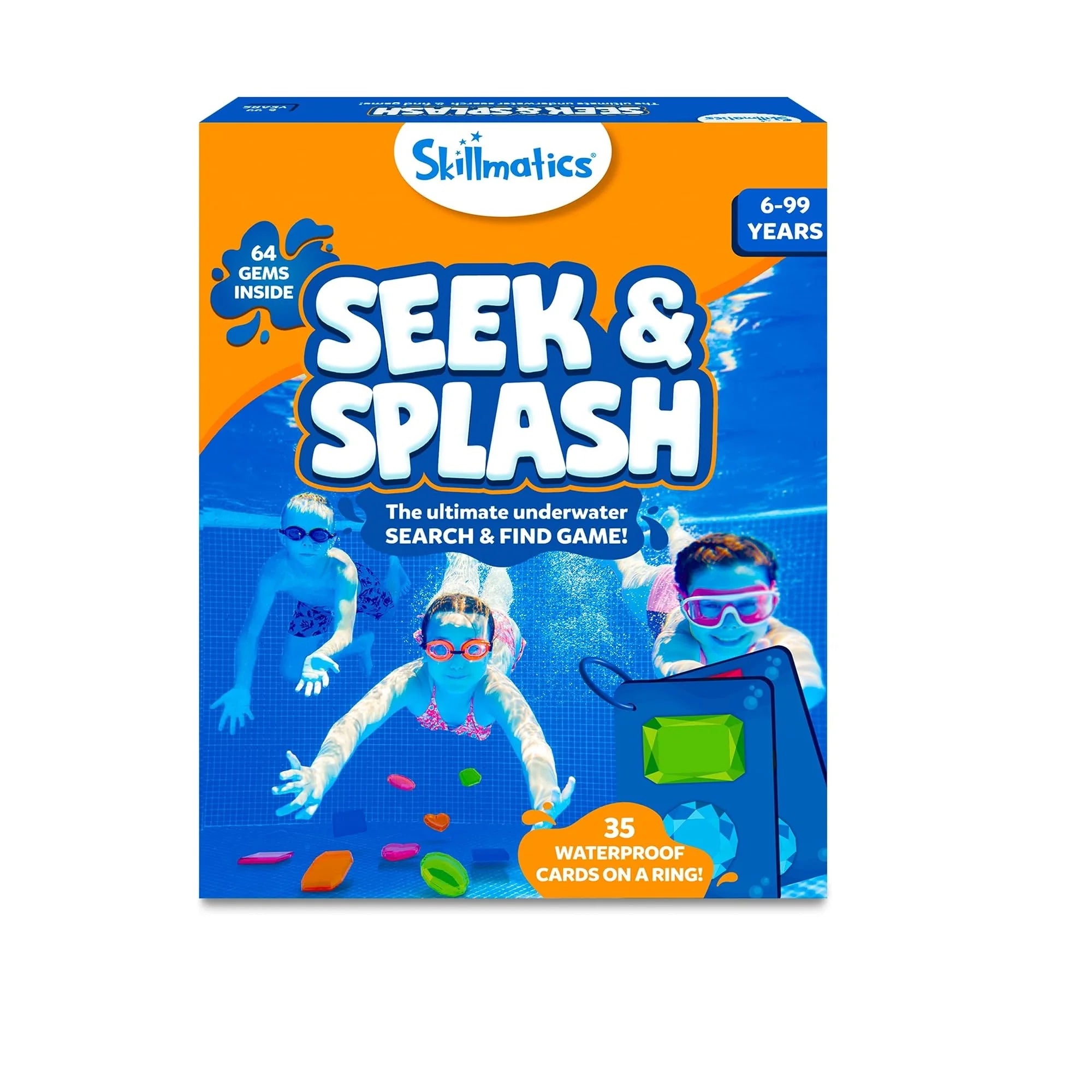 Diving Pool Game — Underwater Toys, Rings, Sticks, Fish, Shark, Treasures