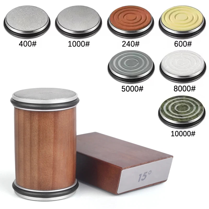 Knife Sharpener — Rolling Kit, Magnetic, Angle Guide, Precision, Professional, Stainless Steel
