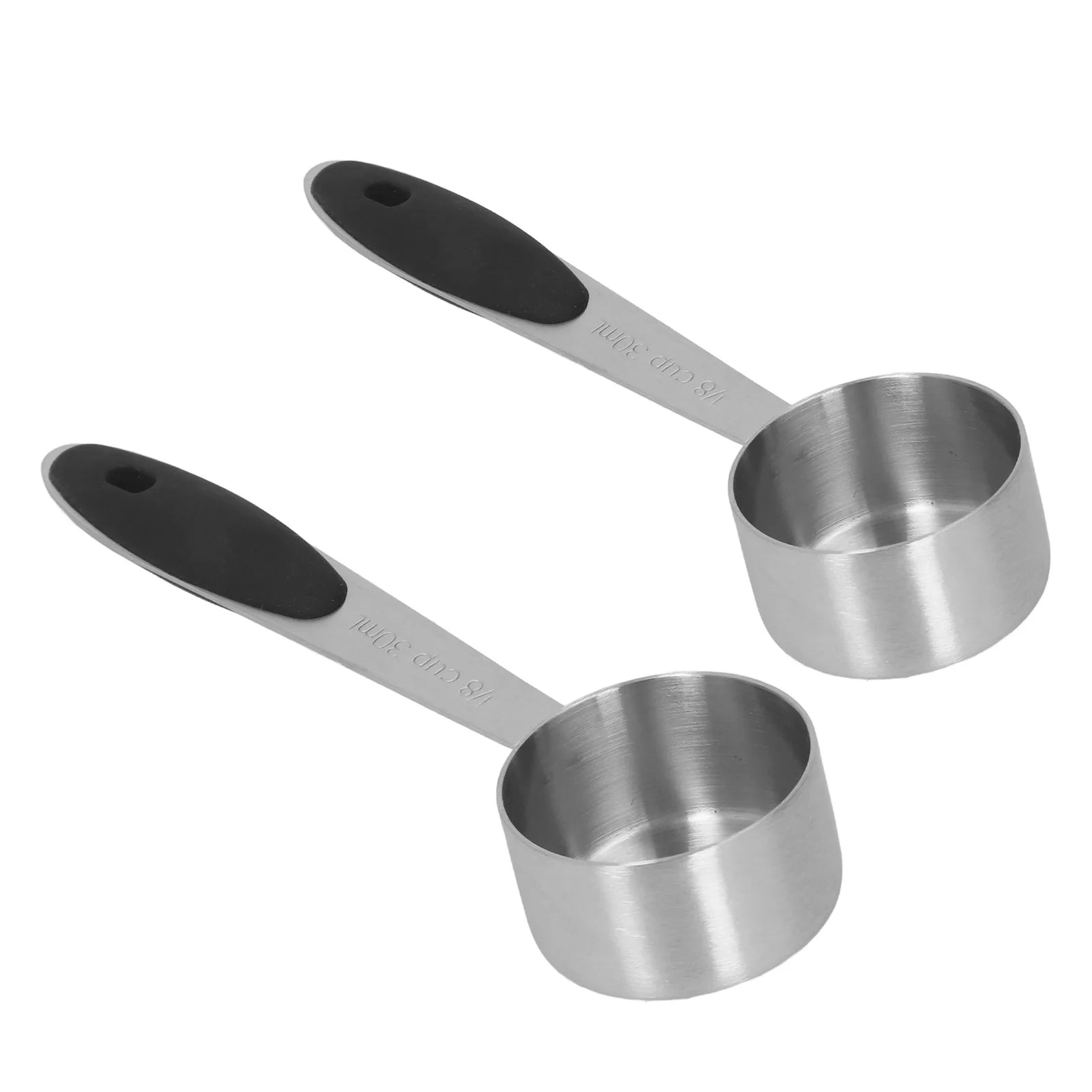 Stainless Steel Coffee & Baking Measuring Scoop - 30ml / 1/8 Cup, Heavy-Gauge Bar & Kitchen Tool