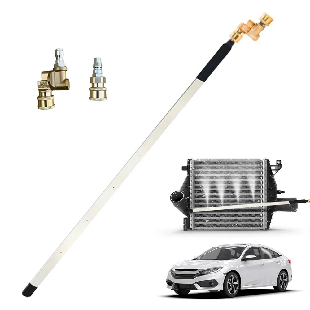 Radiator Flush Wand — Heavy-Duty, Easy-Grip, Flexible, Long Reach, Rust Remover, Coolant System Cleaner