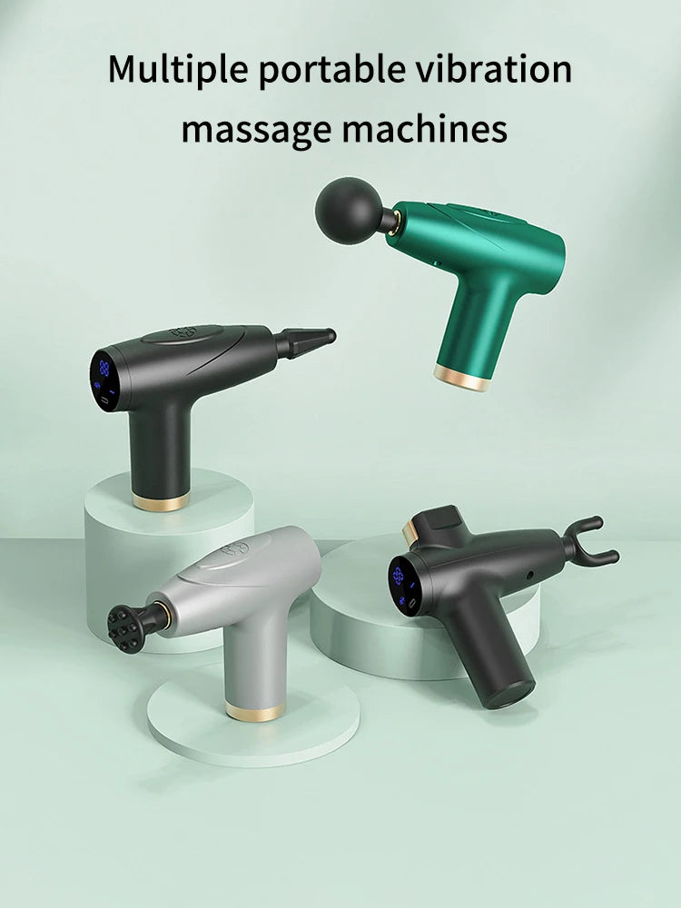 Mini Fascia Gun Portable Massage Gun Deep Tissue Muscle Relaxation Massager Fitness Leg Neck Body Relaxing Machine