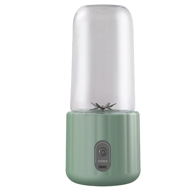 Portable Mini Blender - USB Rechargeable Personal Smoothie Cup for Shakes, Juice & Baby Food, 6-Blade Cordless On-the-Go
