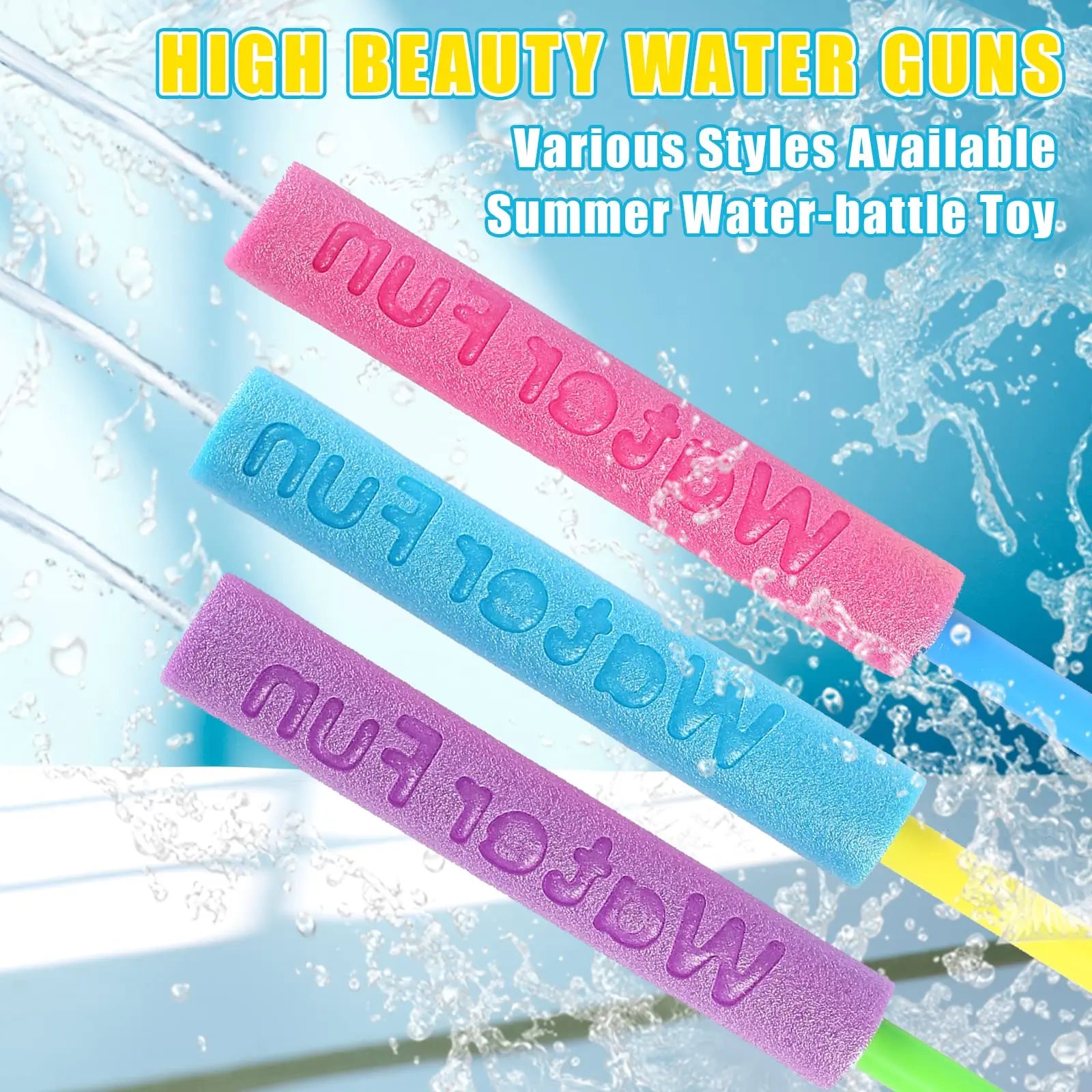Water Blaster — 2-Pack Outdoor Fun, Summer Play, Pool Party, Beach Day, Backyard Toy