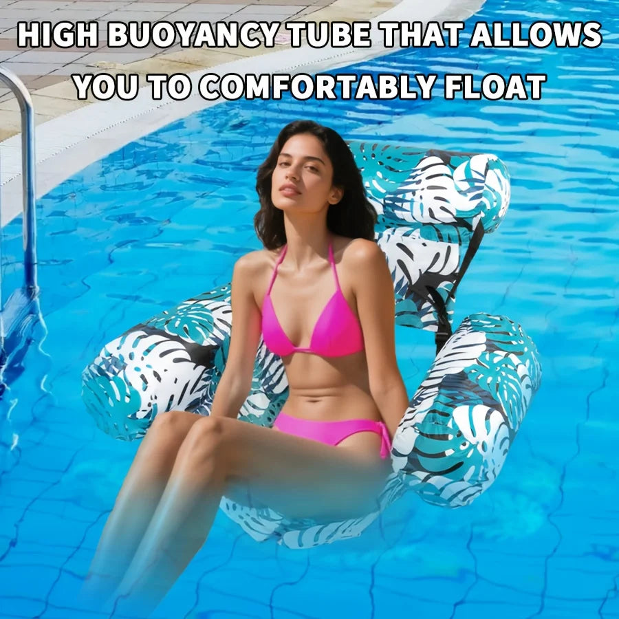 Inflatable Pool Floats — Large 2-Pack, Adult Sized, Heavy Duty, Beach Ready, Summer Fun