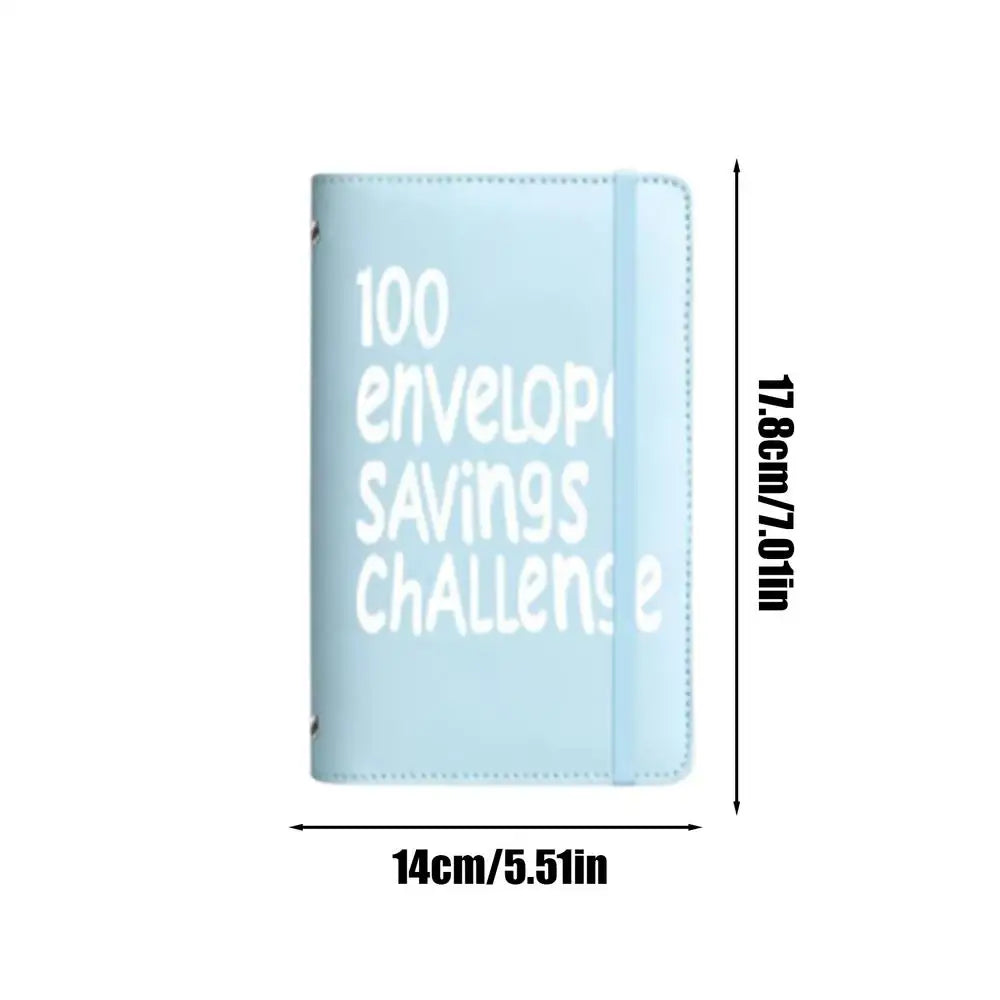 100 Envelopes Money Saving Challenge Binder — Fun, Interactive, Financial Planner, Budget Kit, Savings Goal, Cash Organizer