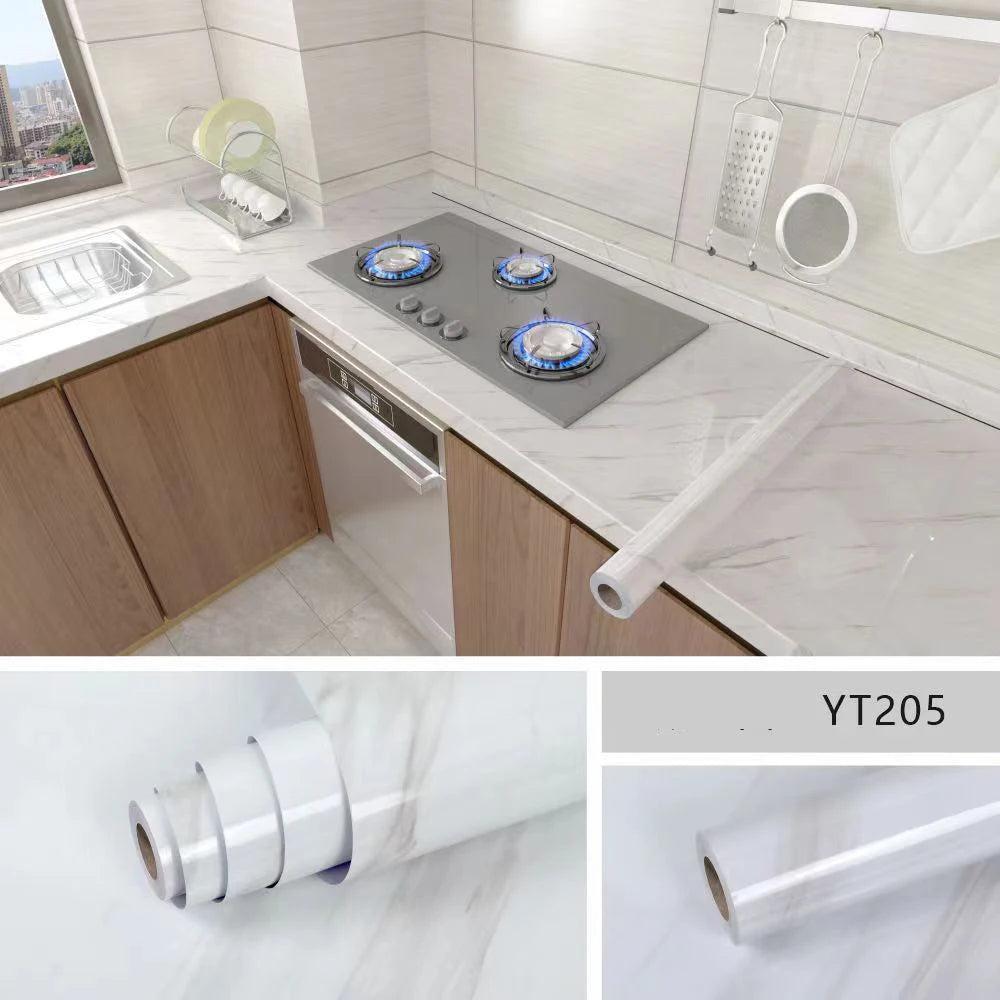 Marble Contact Paper — Self-Adhesive, Peel & Stick, Waterproof, Countertop, Cabinet, Wall