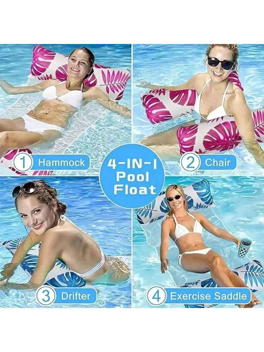 Hammock Pool Float — 4-in-1 Design, Comfortable, Durable, Portable, Versatile
