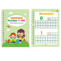 Magic Grooved Practice Copybook — Reusable Tracing, Calligraphy, Lettering, Preschool, Handwriting