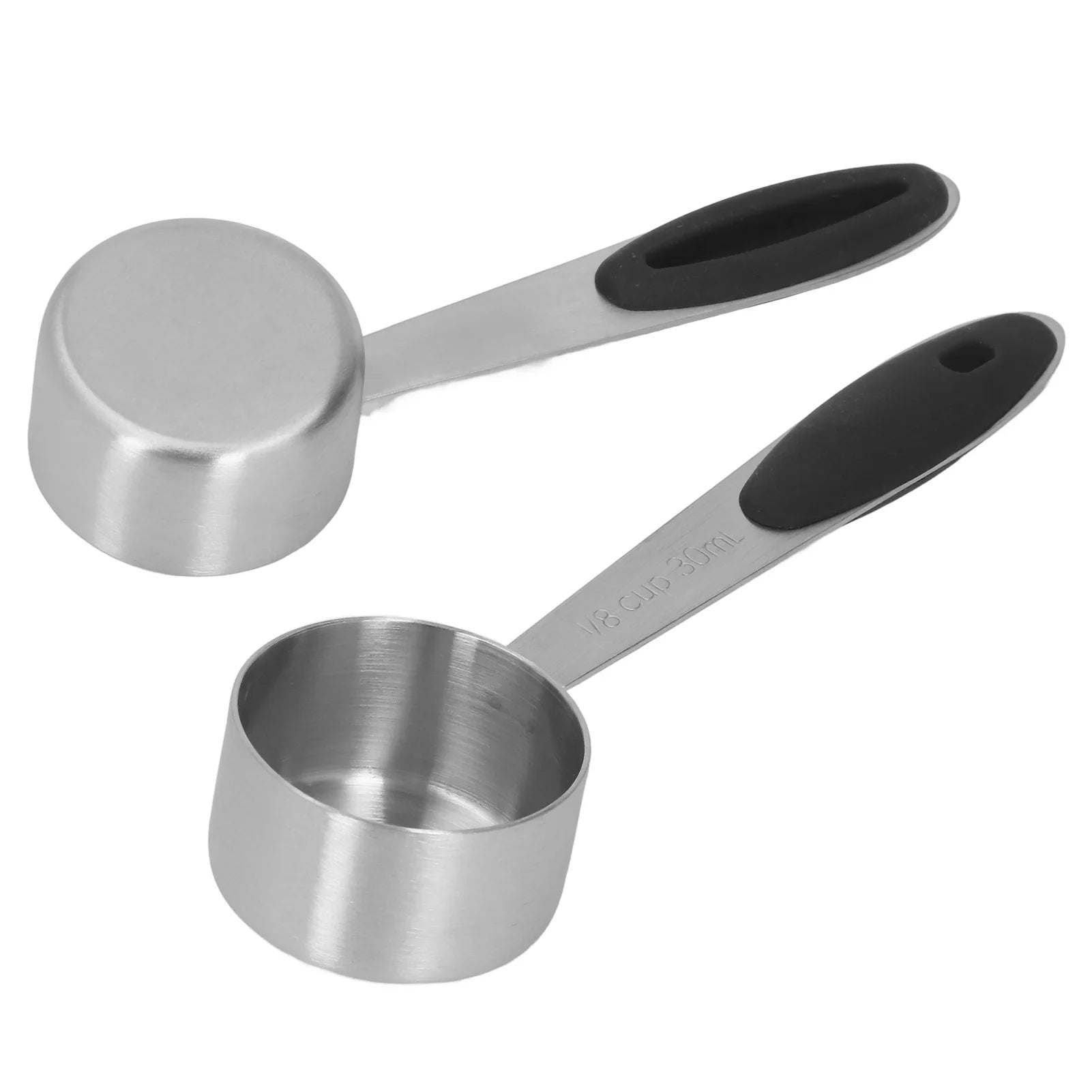 Stainless Steel Coffee & Baking Measuring Scoop - 30ml / 1/8 Cup, Heavy-Gauge Bar & Kitchen Tool