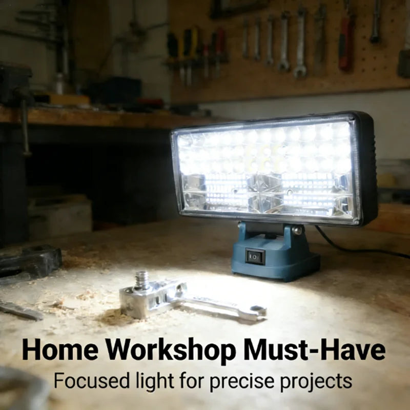 LED Work Light — Portable, Rechargeable, Magnetic, Cordless, Bright, Durable