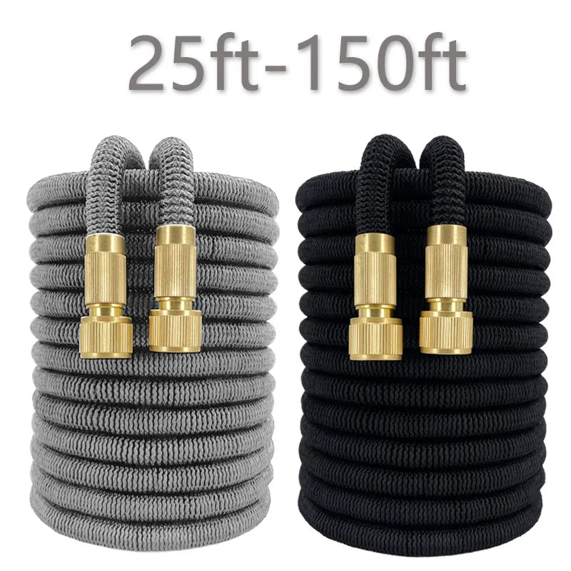Expandable Garden Hose — Kink-Free, Lightweight, Durable, Flexible, All-Weather