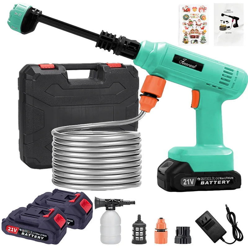 Cordless Pressure Washer — Portable, Handheld, Car Wash, Deck Cleaning, Patio, Sidewalk