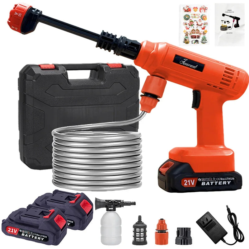 Cordless Pressure Washer — Portable, Handheld, Car Wash, Deck Cleaning, Patio, Sidewalk