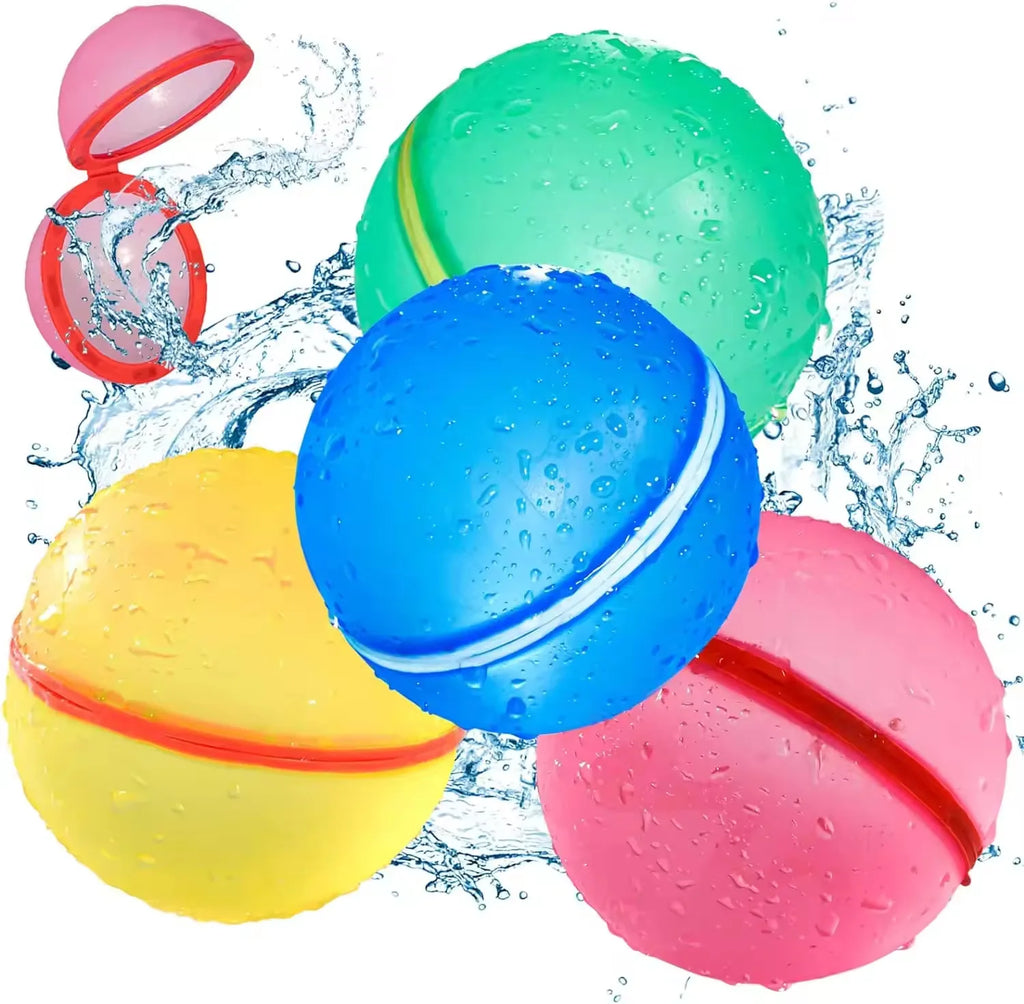 Magnetic Water Balloons — Reusable, Self-Sealing, Quick-Fill, Soft-Touch, Eco-Friendly