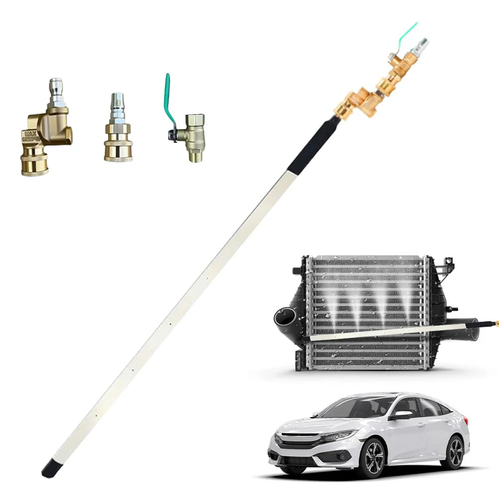 Radiator Flush Wand — Heavy-Duty, Easy-Grip, Flexible, Long Reach, Rust Remover, Coolant System Cleaner