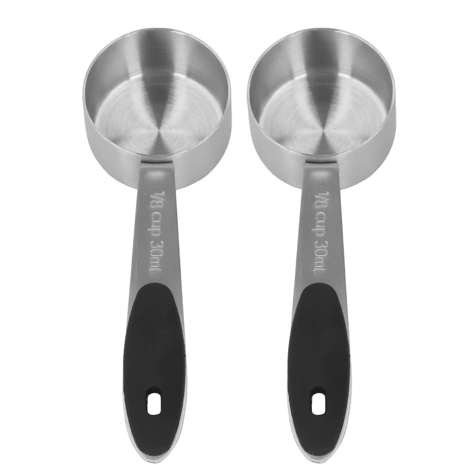 Stainless Steel Coffee & Baking Measuring Scoop - 30ml / 1/8 Cup, Heavy-Gauge Bar & Kitchen Tool