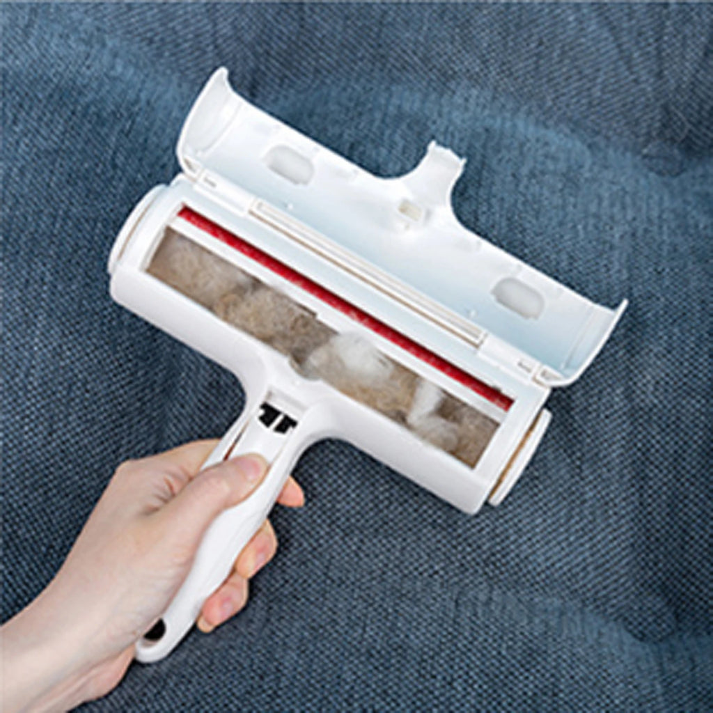 Reusable Pet Hair Remover Roller - Washable Cat Dog Fur Roller, Couch Carpet Furniture Lint Remover, No Sticky Tape Needed, Portable Cleaning Tool