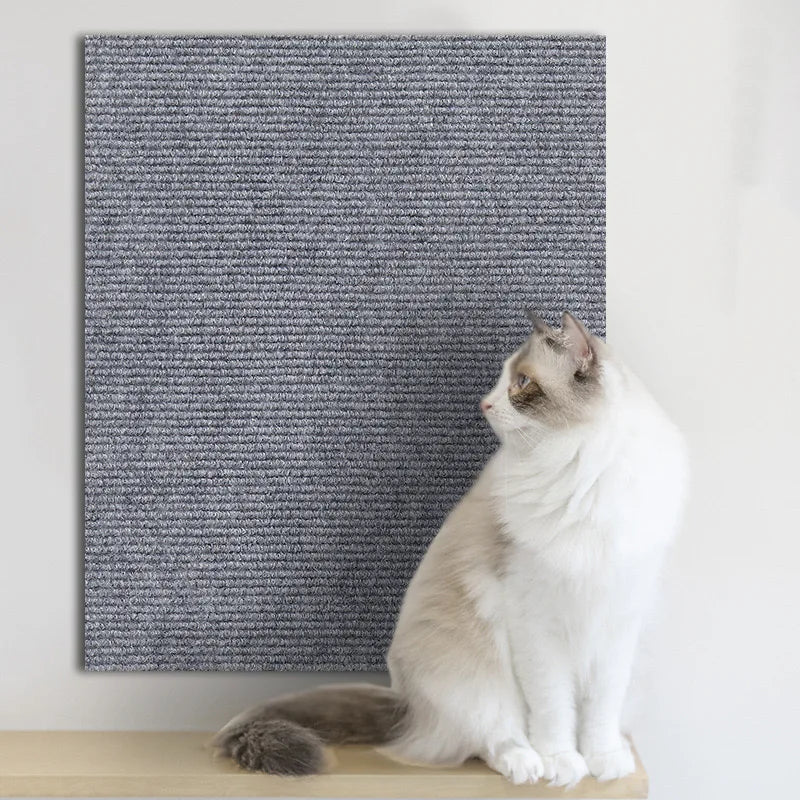 Cat Scratching Mat — Self-Adhesive, Durable, Flexible, Furniture Protector, Sisal